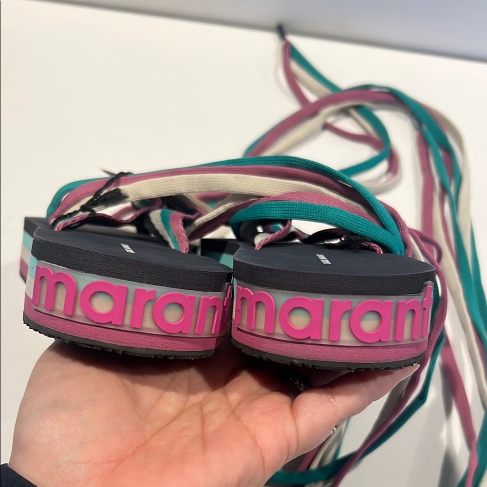 ISABEL MARANT Tuoni thong sandals - Picture 6 of 7